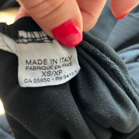 Dressy Black Pant with Mesh Overlay Slims and Flatters - Picture 5 of 6